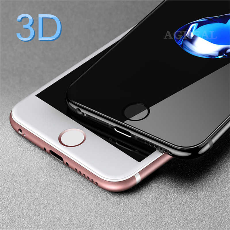 Apple iPhone 6 Plus Zore 3D Latte Cam Ekran Koruyucu Beyaz