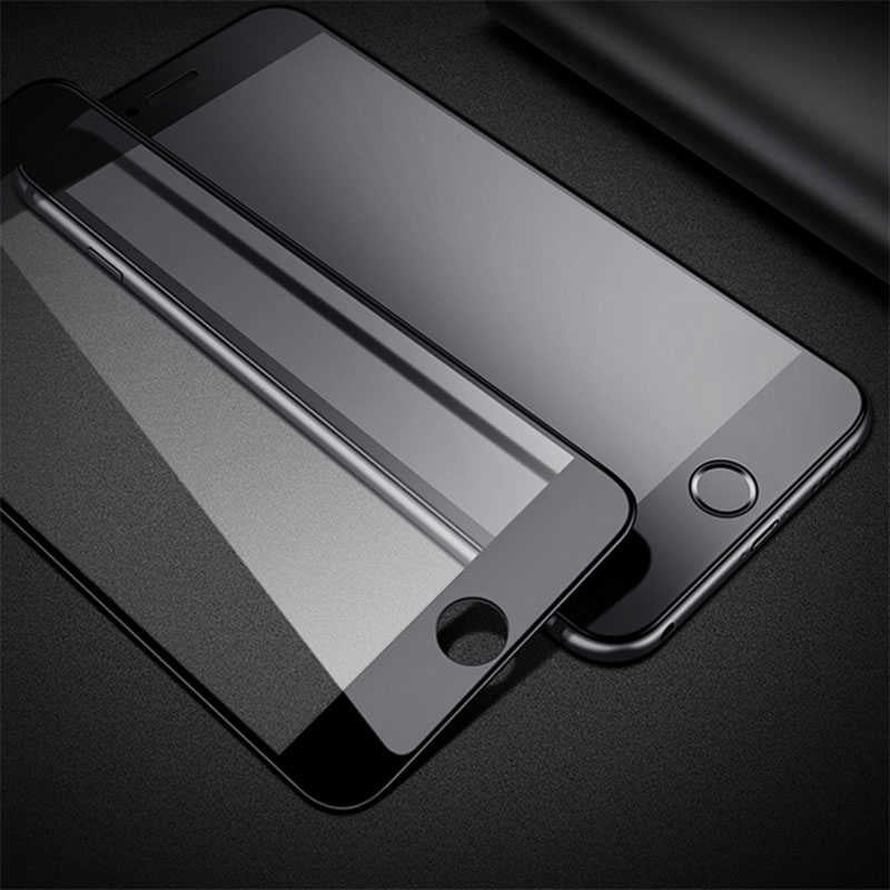 Apple iPhone 6 Plus Zore 3D Latte Cam Ekran Koruyucu Beyaz
