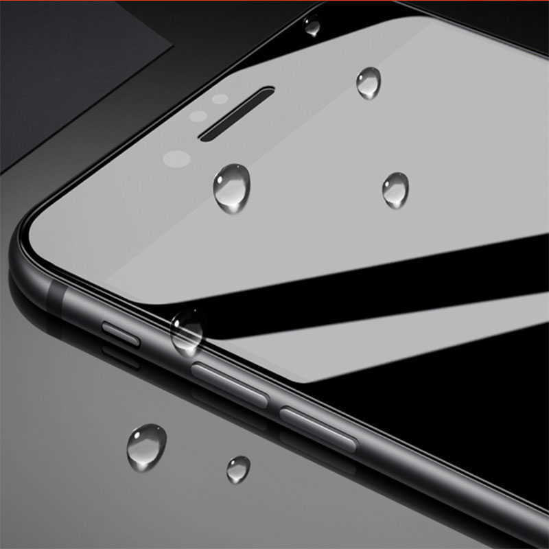 Apple iPhone 6 Plus Zore 3D Latte Cam Ekran Koruyucu Beyaz