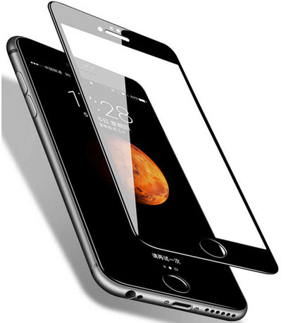 Apple iPhone 6 Plus Zore 3D Latte Cam Ekran Koruyucu Beyaz