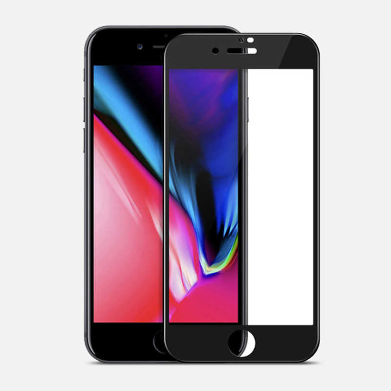 Apple iPhone 6 Zore 3D Latte Cam Ekran Koruyucu Beyaz