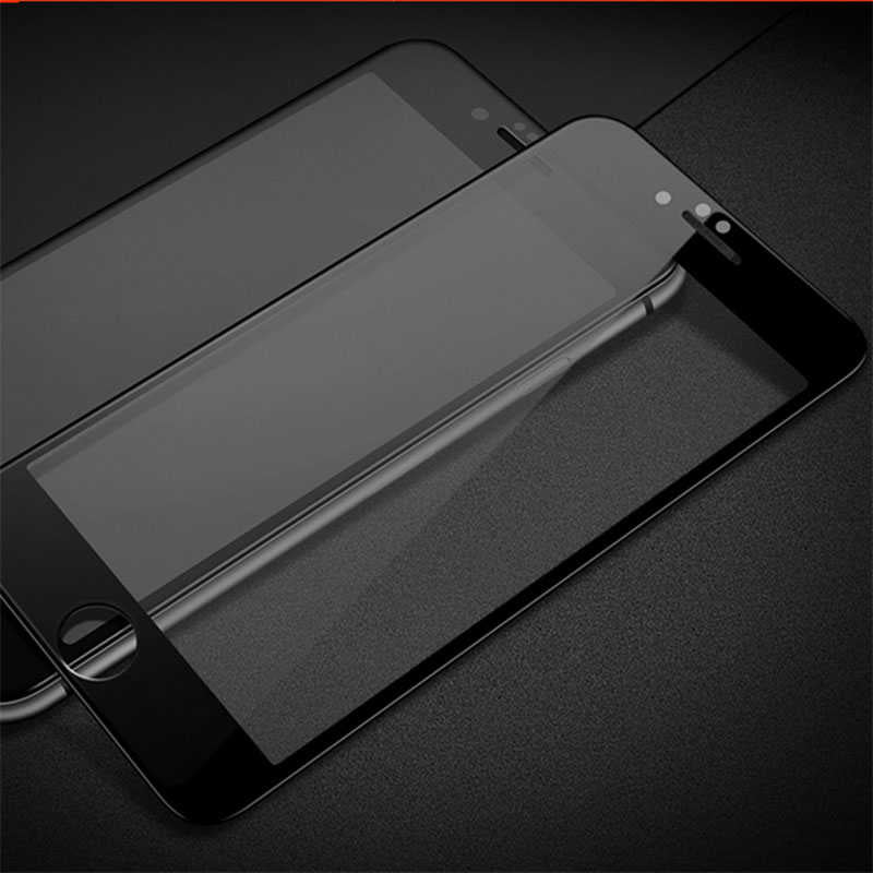 Apple iPhone 6 Zore 3D Latte Cam Ekran Koruyucu Siyah