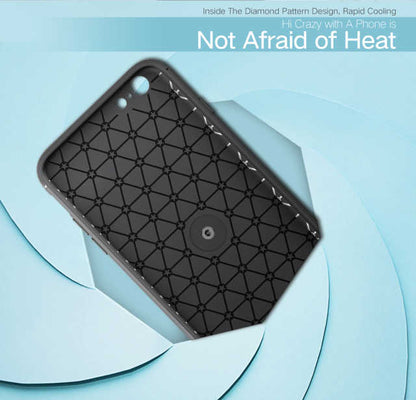 Apple iPhone 6 Kılıf Zore Ravel Silikon Kapak Siyah-Mavi