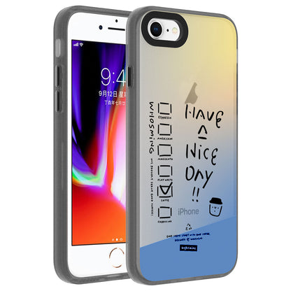 Apple iPhone 7 Kılıf Desenli Zore Dragon Sert Kapak Have