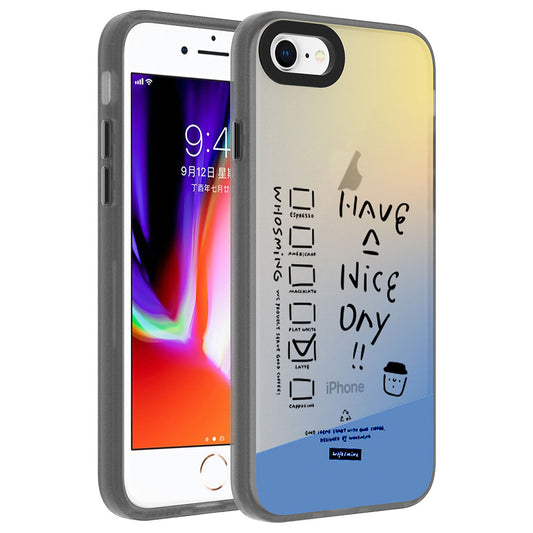 Apple iPhone 7 Kılıf Desenli Zore Dragon Sert Kapak Have