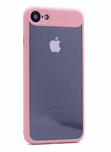 Apple iPhone 7 Kılıf Zore Buttom Kapak Pembe
