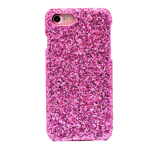Apple iPhone 7 Kılıf Zore Caselogy Simli Kapak Pembe
