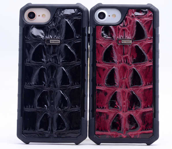 Apple iPhone 7 Kılıf Zore Crocow Kapak Bordo