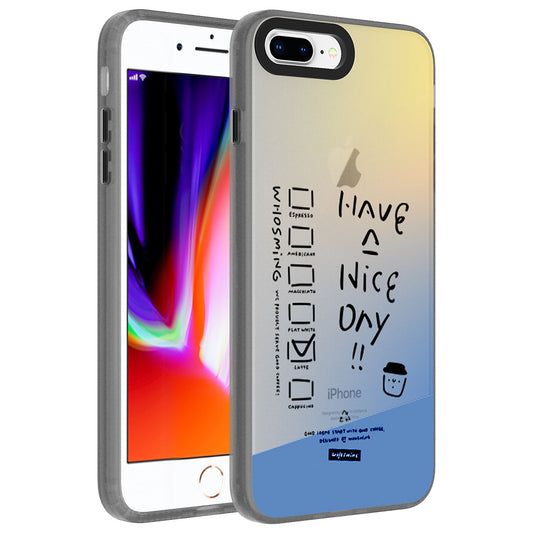Apple iPhone 7 Plus Kılıf Desenli Zore Dragon Sert Kapak Have