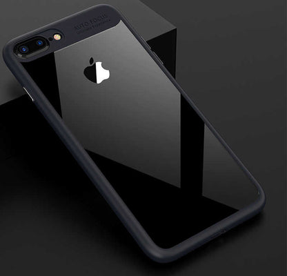 Apple iPhone 7 Plus Kılıf Zore Buttom Kapak Kırmızı