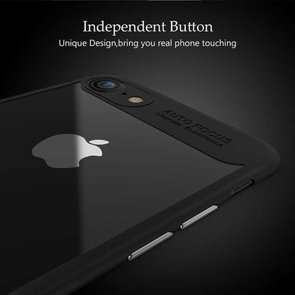 Apple iPhone 7 Plus Kılıf Zore Buttom Kapak Kırmızı