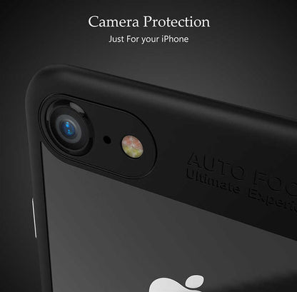 Apple iPhone 7 Plus Kılıf Zore Buttom Kapak Kırmızı