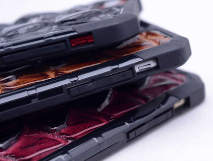 Apple iPhone 7 Plus Kılıf Zore Crocow Kapak Bordo