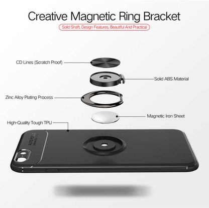 Apple iPhone 7 Kılıf Zore Ravel Silikon Kapak Kırmızı