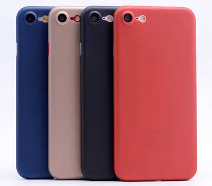 Apple iPhone 8 Kılıf Zore 1.Kalite PP Silikon Kırmızı