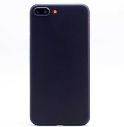 Apple iPhone 8 Kılıf Zore 1.Kalite PP Silikon Siyah