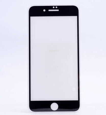 Apple iPhone 8 Plus Zore Kenarları Kırılmaya Dayanıklı Cam Ekran Koruyucu Beyaz