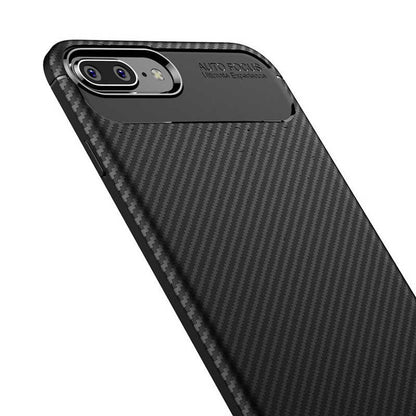 Apple iPhone 8 Plus Kılıf Zore Negro Silikon Kapak Siyah
