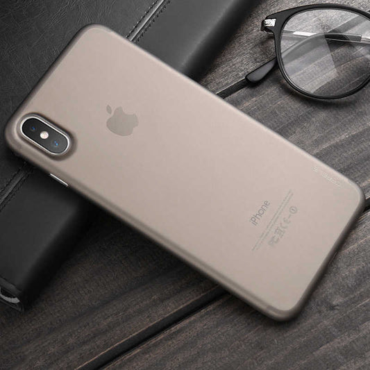 Apple iPhone X Kılıf Zore 1.Kalite PP Silikon Gold