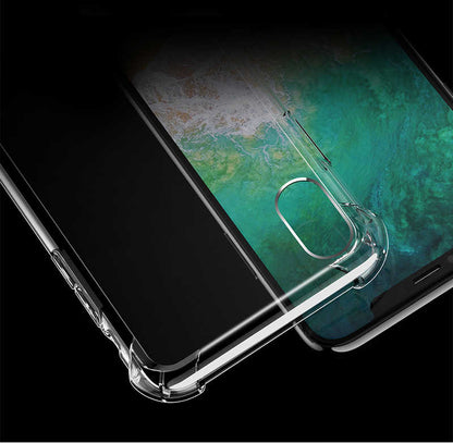 Apple iPhone X Kılıf Zore Nitro Anti Shock Silikon Renksiz