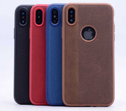 Apple iPhone X Kılıf Zore City Silikon Kırmızı