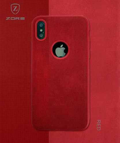 Apple iPhone X Kılıf Zore City Silikon Kahverengi