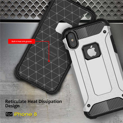 Apple iPhone X Kılıf Zore Crash Silikon Kapak Siyah