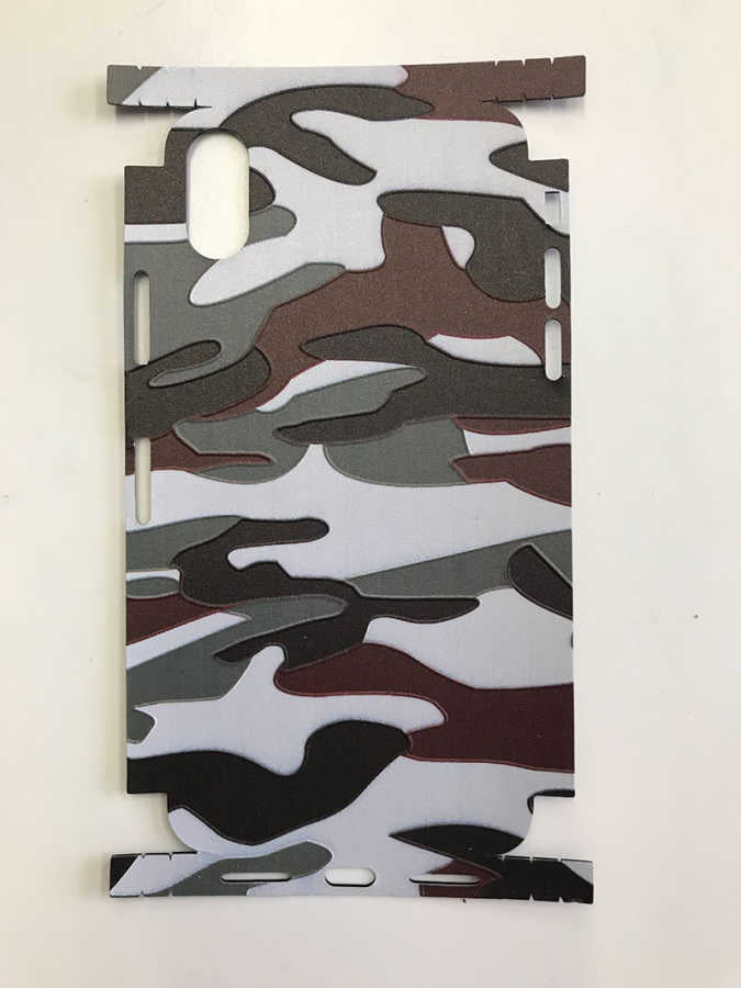 Apple iPhone X Zore 5D Desenli Sticker Kaplama Desen