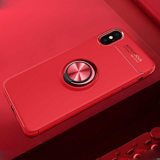 Apple iPhone X Kılıf Zore Ravel Silikon Kapak Kırmızı