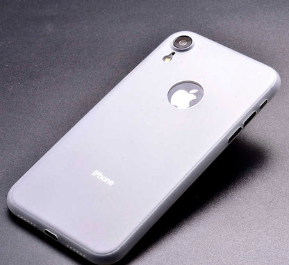 Apple iPhone XR 6.1 Kılıf Zore 1.Kalite PP Silikon Beyaz