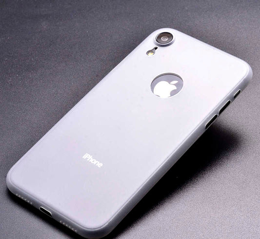Apple iPhone XR 6.1 Kılıf Zore 1.Kalite PP Silikon Beyaz