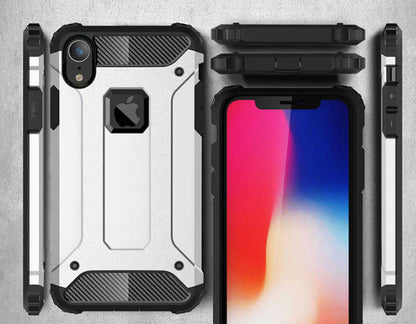 Apple iPhone XR 6.1 Kılıf Zore Crash Silikon Kapak Rose Gold