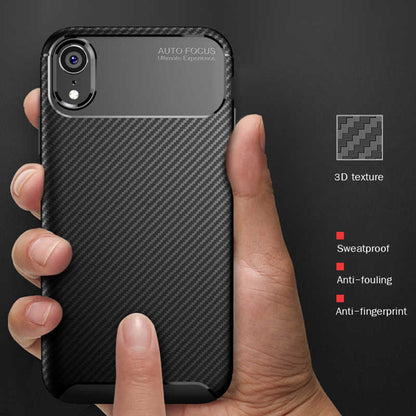 Apple iPhone XR 6.1 Kılıf Zore Negro Silikon Kapak Lacivert
