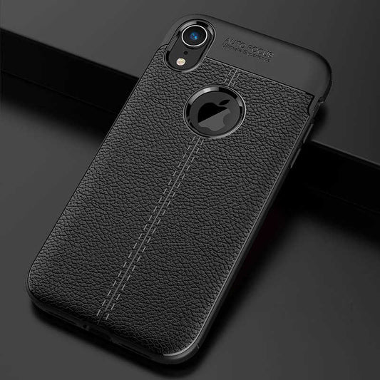 Apple iPhone XR 6.1 Kılıf Zore Niss Silikon Kapak Siyah
