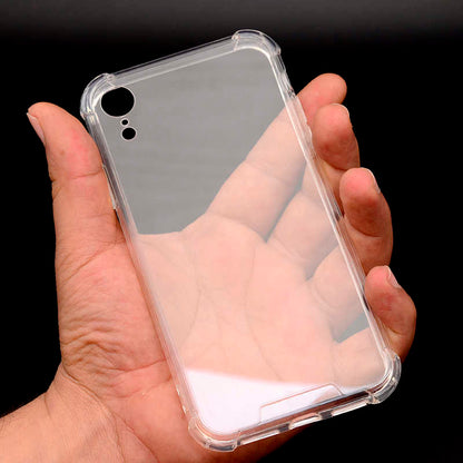Apple iPhone XR 6.1 Kılıf Zore Nitro Anti Shock Silikon Renksiz