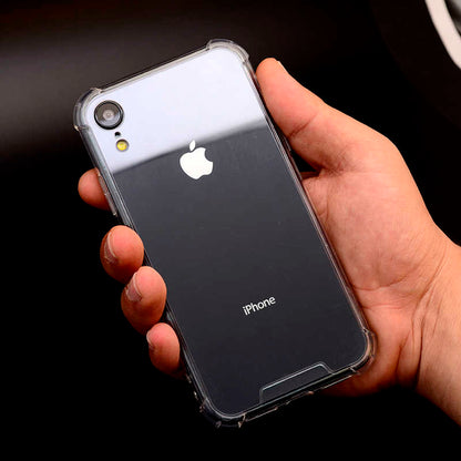 Apple iPhone XR 6.1 Kılıf Zore Nitro Anti Shock Silikon Renksiz