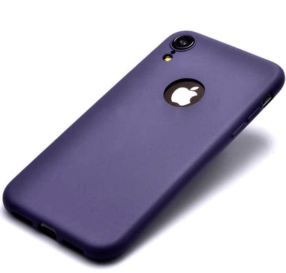 Apple iPhone XR 6.1 Kılıf Zore Premier Silikon Kapak Lacivert