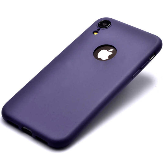 Apple iPhone XR 6.1 Kılıf Zore Premier Silikon Kapak Lacivert