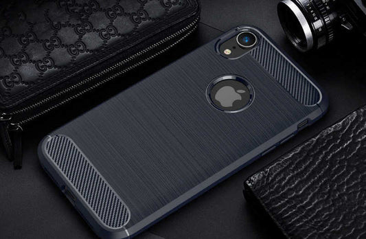 Apple iPhone XR 6.1 Kılıf Zore Room Silikon Kapak Lacivert