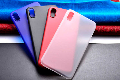 Apple iPhone XS Max 6.5 Kılıf Zore 1.Kalite PP Silikon Siyah