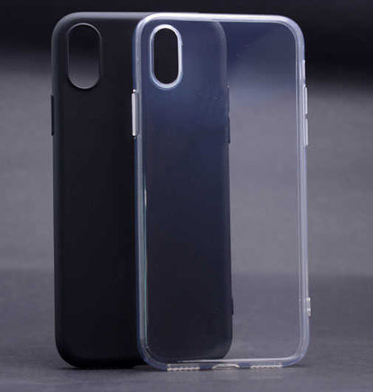 Apple iPhone XS Max 6.5 Kılıf Zore İmax Silikon Siyah