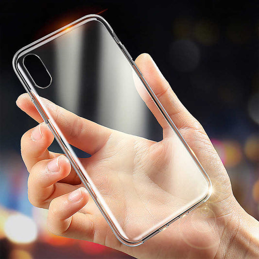 Apple iPhone XS Max 6.5 Kılıf Zore İmax Silikon Renksiz