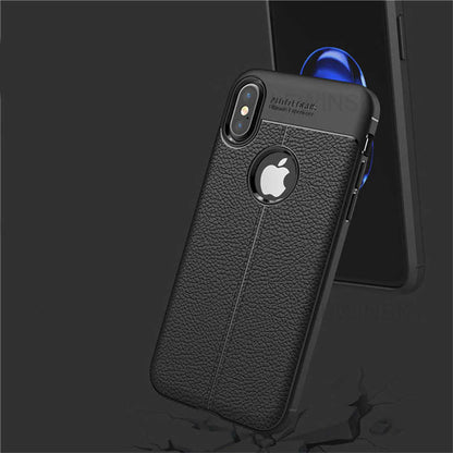 Apple iPhone XS Max 6.5 Kılıf Zore Niss Silikon Kapak Lacivert