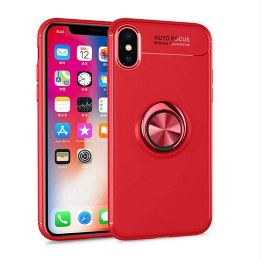 Apple iPhone XS Max 6.5 Kılıf Zore Ravel Silikon Kapak Kırmızı