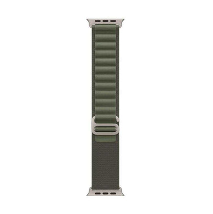 Apple Watch 10 42mm Zore KRD-74 Hasır Kordon Açık Yeşil