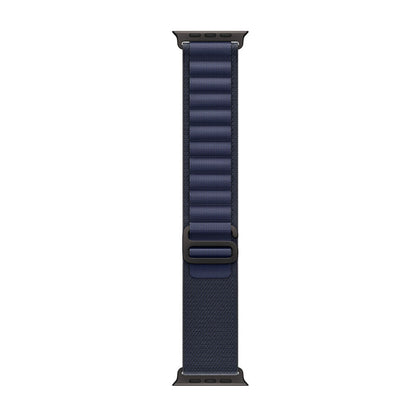 Apple Watch 10 42mm Zore KRD-74 Hasır Kordon Siyah-Mavi
