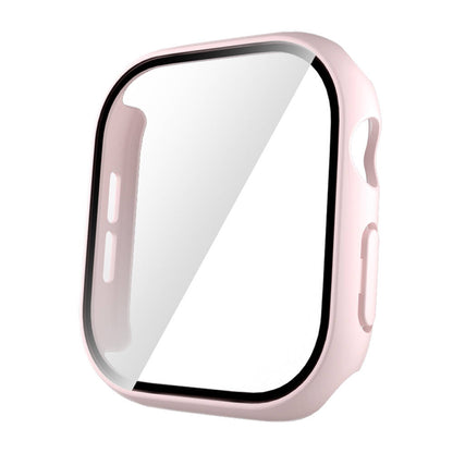 Apple Watch 10 46mm Sert PC Kasa ve Ekran Koruyucu Zore Watch Gard 35 Pembe