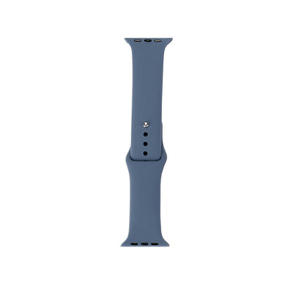Apple Watch 38mm Band Serisi Klasik Kordon Silikon Strap Kayış Lavendery Gray