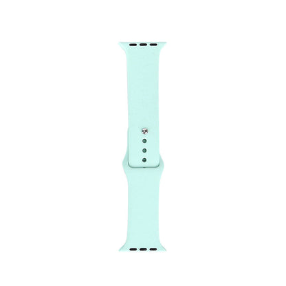 Apple Watch 38mm Band Serisi Klasik Kordon Silikon Strap Kayış Emerald Green