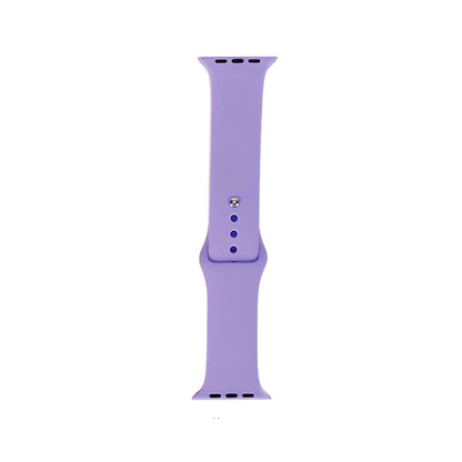 Apple Watch 38mm Band Serisi Klasik Kordon Silikon Strap Kayış Lavender